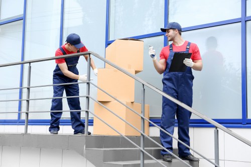 Sturdy cardboard boxes and protective materials for a local move