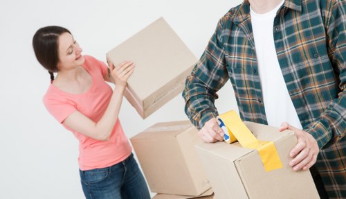 Customer complaint being logged for a removals service