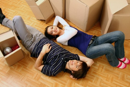Staff training in safe moving techniques for Harrow man with van services